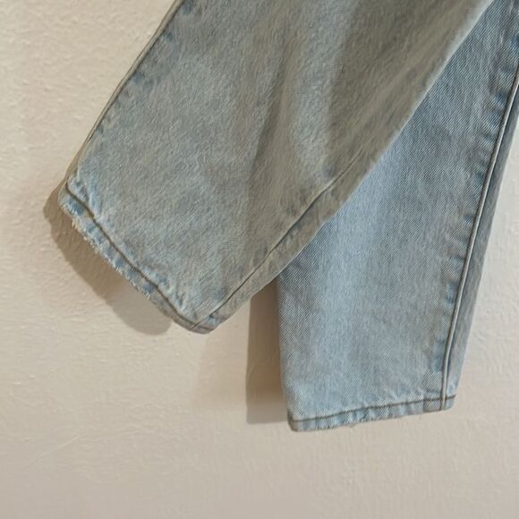 Levi’s 501 Skinny High Rise Light Wash Button Fly Front Jeans Size 26 X 30 - Picture 3 of 12
